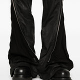 Jeans con zip in nero Rick owens drkshdw - uomo 
