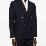 Giacca doppiopetto in blu Lardini - uomo 