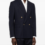 Giacca doppiopetto in blu Lardini - uomo 