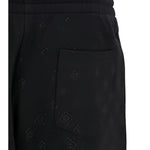 Pantaloncini con monogramma di cristallo in nero Casablanca - uomo 