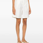 Shorts a pieghe con fibbia in bianco Briglia 1949 - uomo 