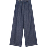 Jeans wide-leg denim indigo 