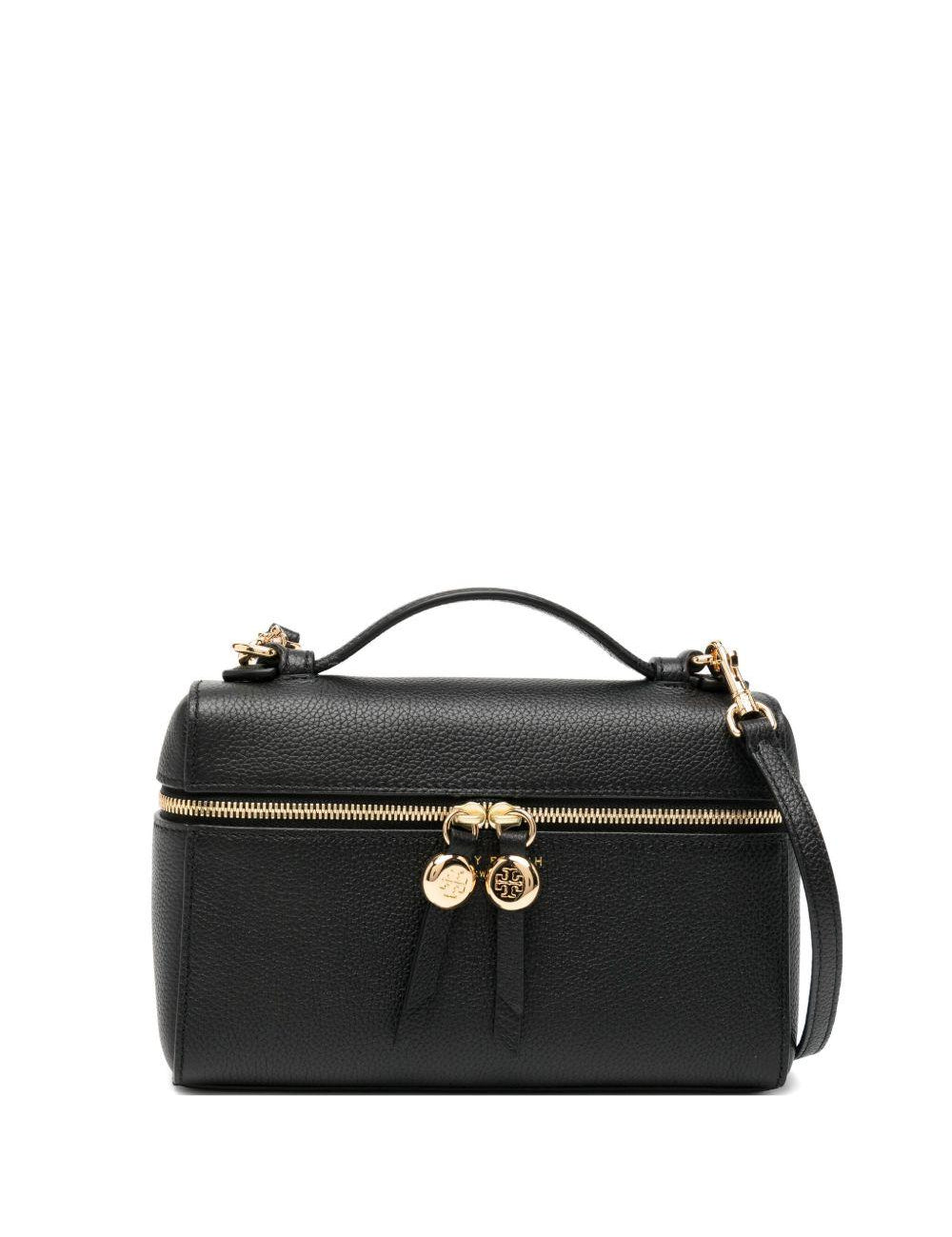 Borsa a mano slim in nero tory burch - donna 