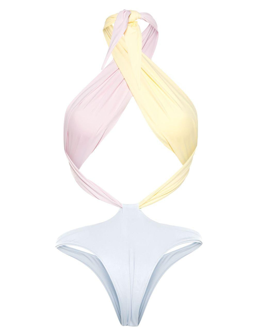 Costume Da Bagno Colorblock in multicolore Reina olga - donna 
