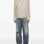 Camicia con cappuccio in grigio Our legacy - uomo 