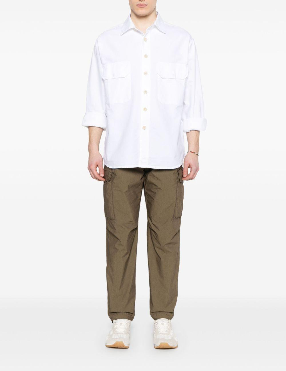 Camicia classica in bianco Whitesand - uomo 