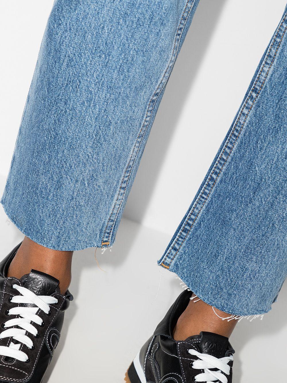 Jeans cropped a tubo di stufa in blu Re/done - donna 