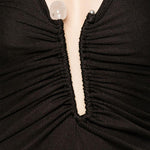 Abito con strass in nero Christopher esber - donna 