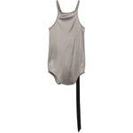 Canotta con scollo olimpionico in grigio Rick owens drkshdw - donna 