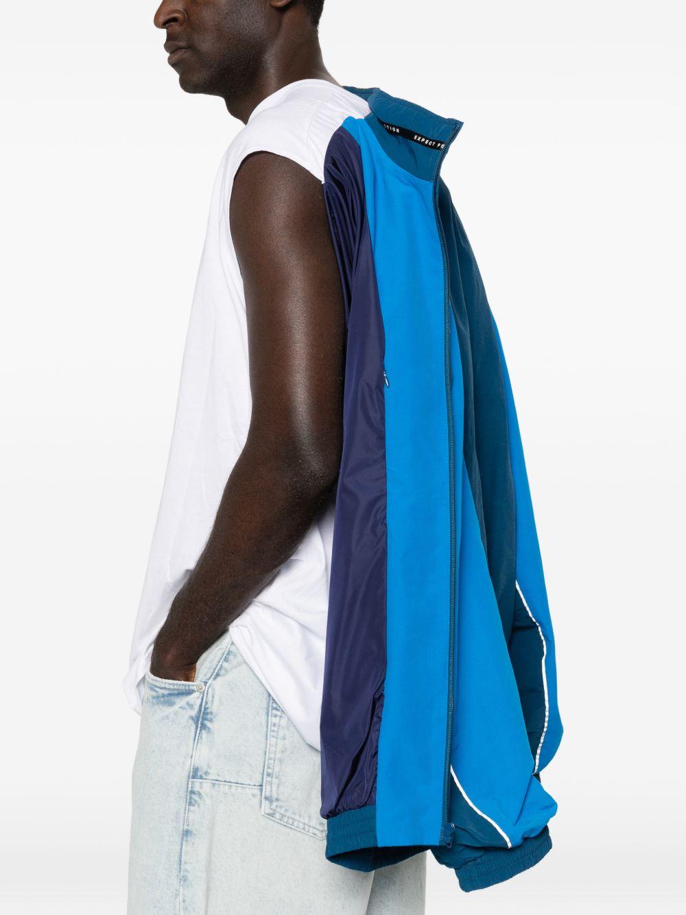 Giacca sportiva con zip in blu Martine rose- uomo 