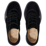 Sneakers in velluto a coste coupe in nero 