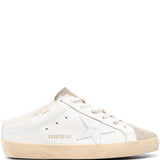 Mules Super Stat in bianco e beige 