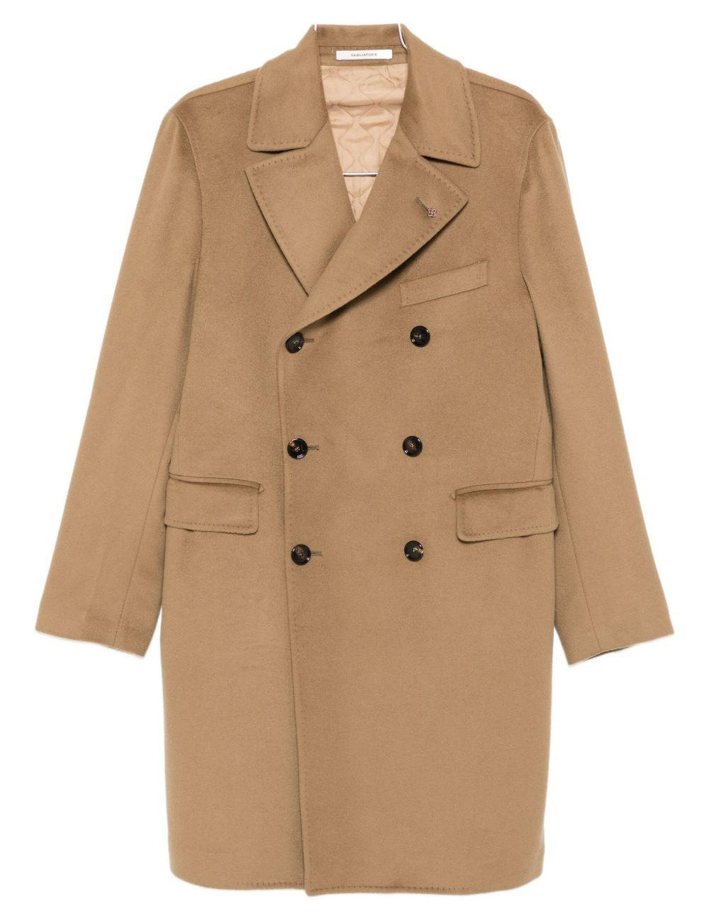 Cappotto doppiopetto in marrone Tagliatore - uomo 