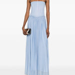 Abito lungo adalys in azzurro ROTATE BIRGER CHRISTENSEN - donna 