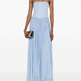 Abito lungo adalys in azzurro ROTATE BIRGER CHRISTENSEN - donna 
