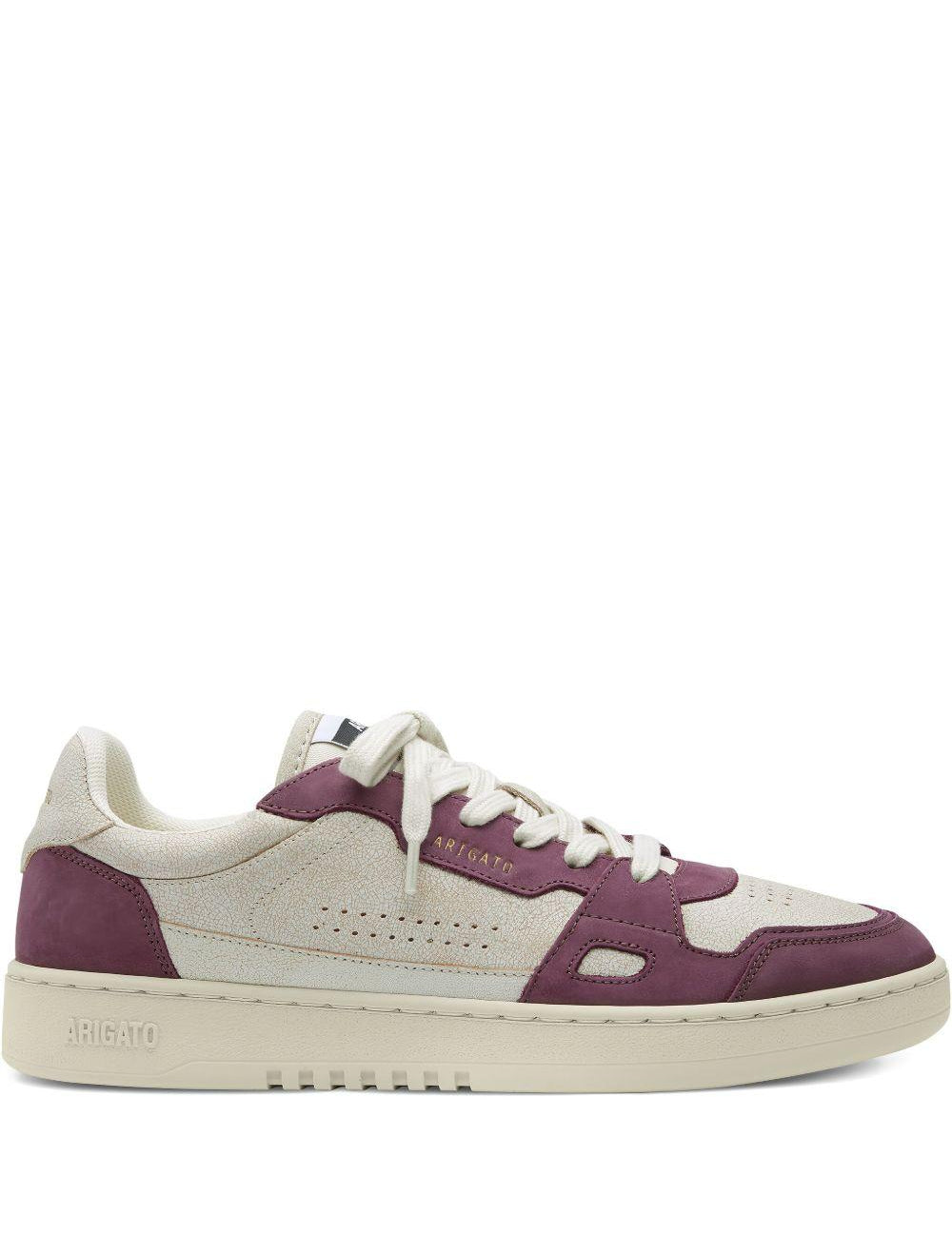 Sneakers Dice in beige e bordeaux 