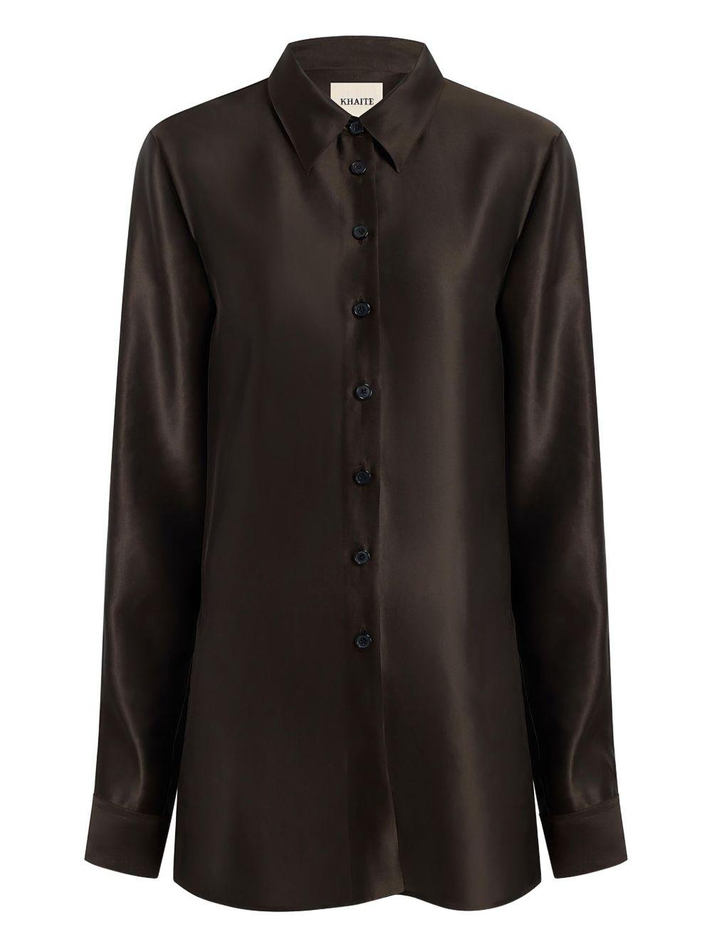 Camicia Auryn in marrone Khaite - donna 