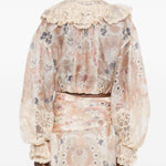Blusa Rebellion con ruches multicolor Zimmermann - donna 