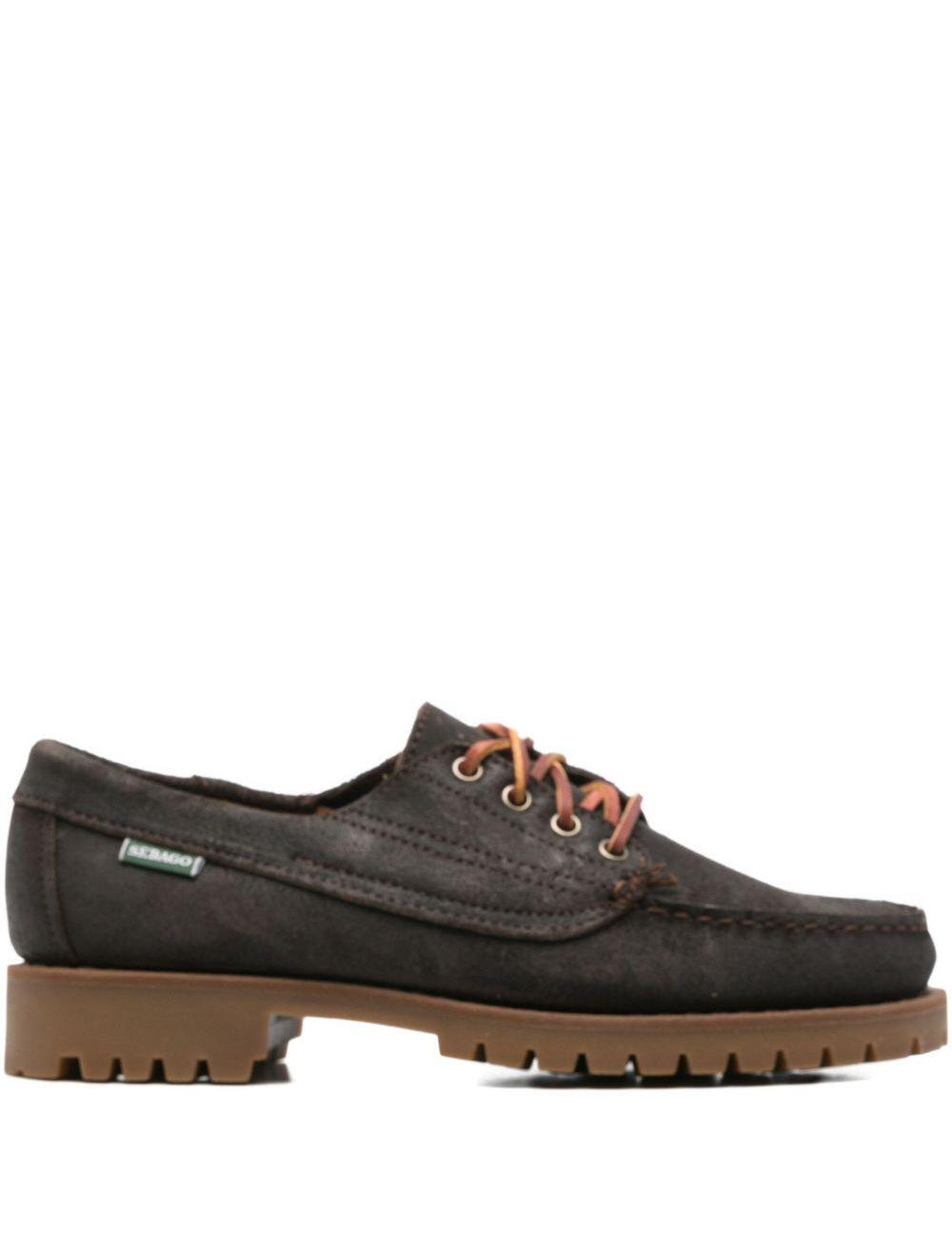 Mocassini con logo in marrone Sebago - uomo 