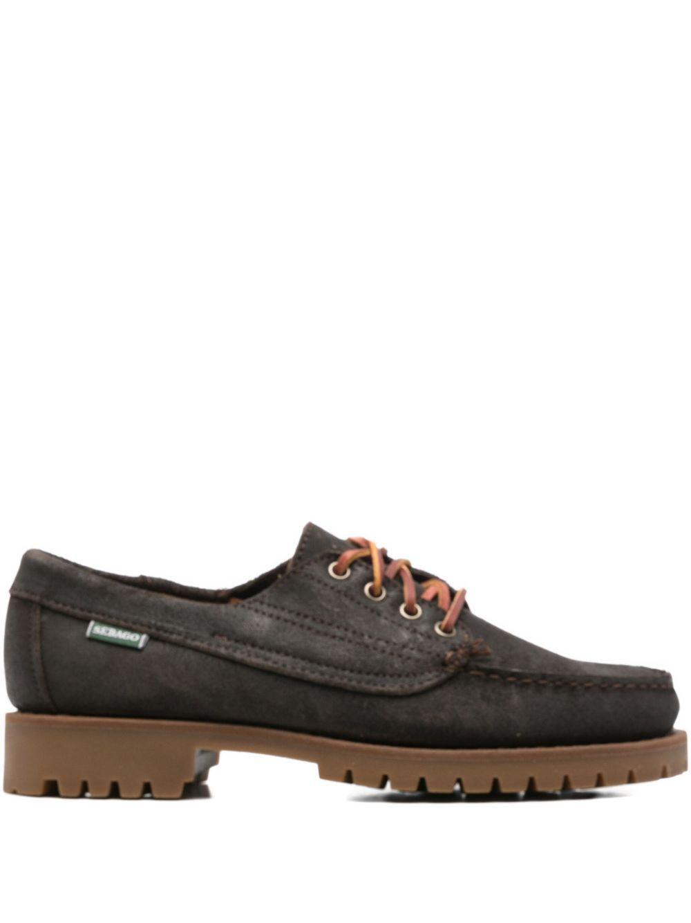 Mocassini con logo in marrone Sebago - uomo 