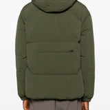 Piumino con cappuccio in verde Jg1 - uomo 