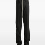 Pantaloni con coulisse in nero Rick owens - uomo 