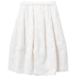 Gonna midi in pizzo floreale in bianco Comme des garcons - donna 
