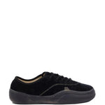 Sneakers in velluto a coste coupe in nero 