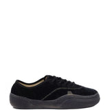 Sneakers in velluto a coste coupe in nero 