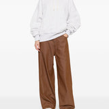 Felpa con cappuccio e tasca in grigio Golden goose - unisex 