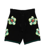 Shorts con dettagli floreali in nero Casablanca - uomo 