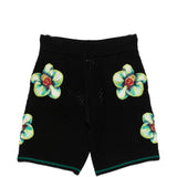 Shorts con dettagli floreali in nero Casablanca - uomo 