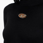Abito a maniche lunghe con logo m-onervax in nero Diesel - donna 