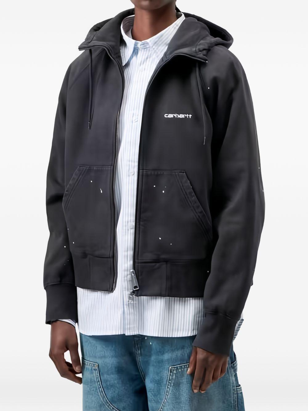 Felpa con cappuccio painter in nero carhartt wip - donna 
