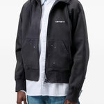 Felpa con cappuccio painter in nero carhartt wip - donna 