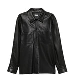 Giacca in pelle in nero Simkhai - uomo 