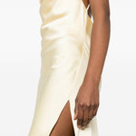 Abito con scollo a scialle in giallo chiaro The Andamane - donna 