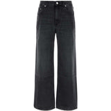 Jeans a gamba ampia  in nero Sefr - uomo 