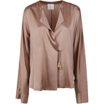 Blusa in seta shiny in beige Forte Forte - donna 