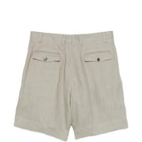 Shorts Paramis con pieghe in grigio Lardini - uomo 