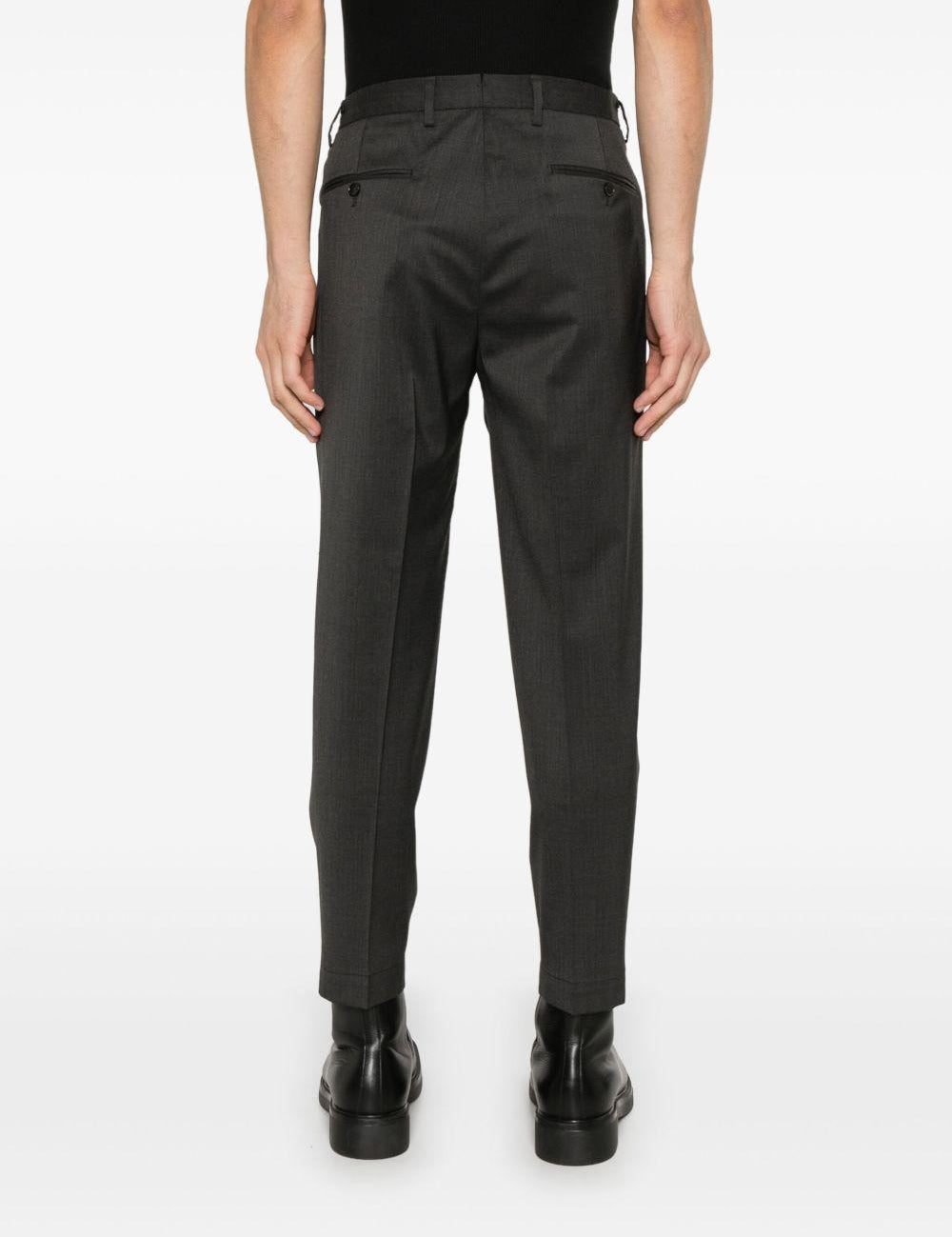 Pantaloni con passanti per cintura portobellos in nero Briglia 1949 - uomo 