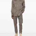 Camicia con tasche sul petto in marrone Rick owens - uomo 