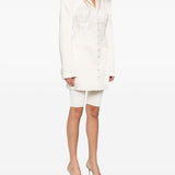 Giacca con strato in pizzo in bianco Giuseppe di morabito - donna 