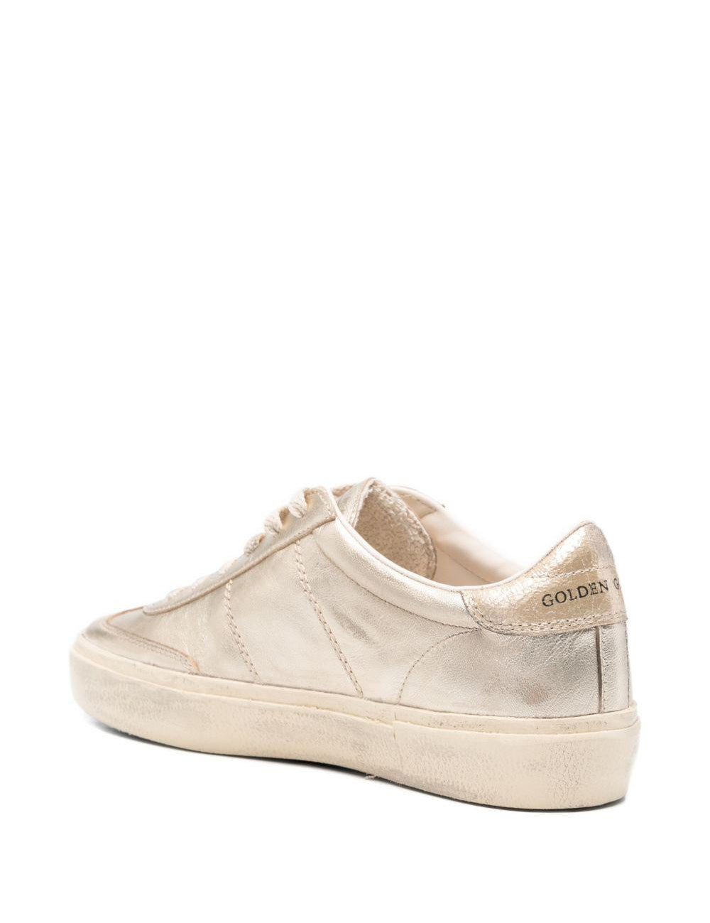 Sneakers soul star effetto metallizzato in oro Golden goose - donna 