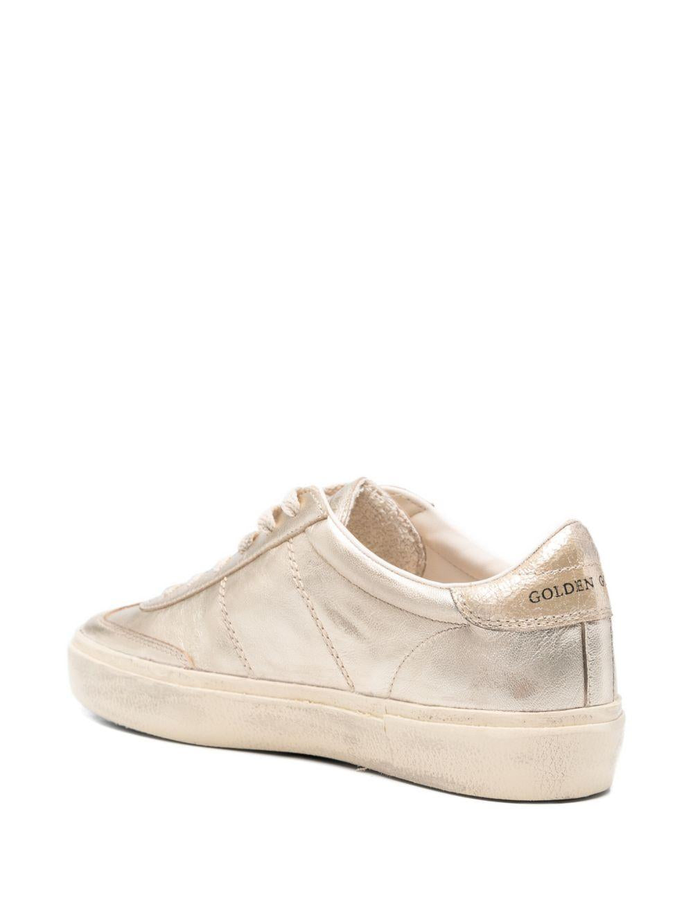 Sneakers soul star effetto metallizzato in oro Golden goose - donna 