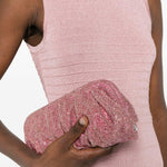 Clutch Venus con cristalli in fucsia Benedetta Bruzziches - donna 