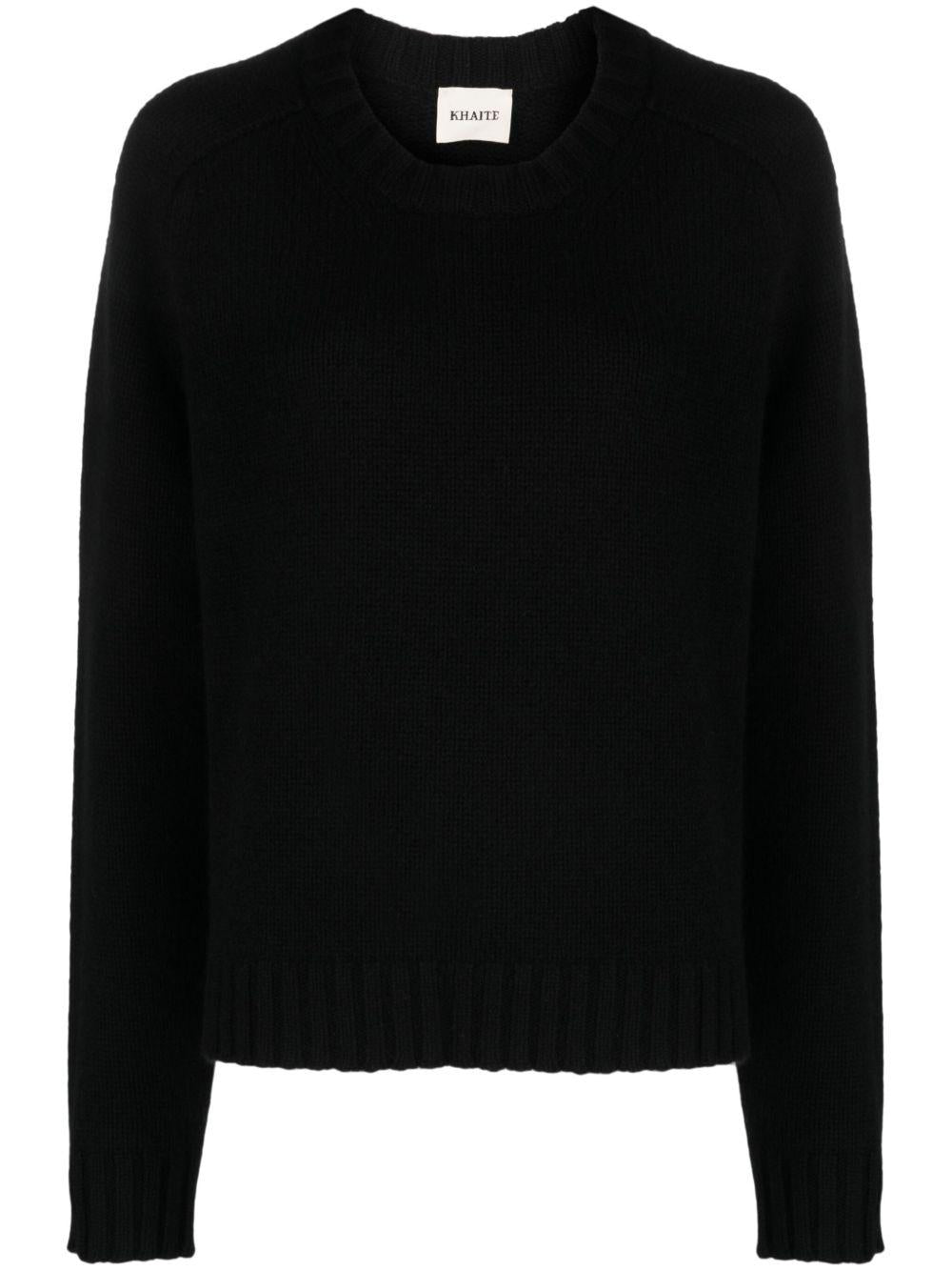Maglione a girocollo mae in nero Khaite - donna 