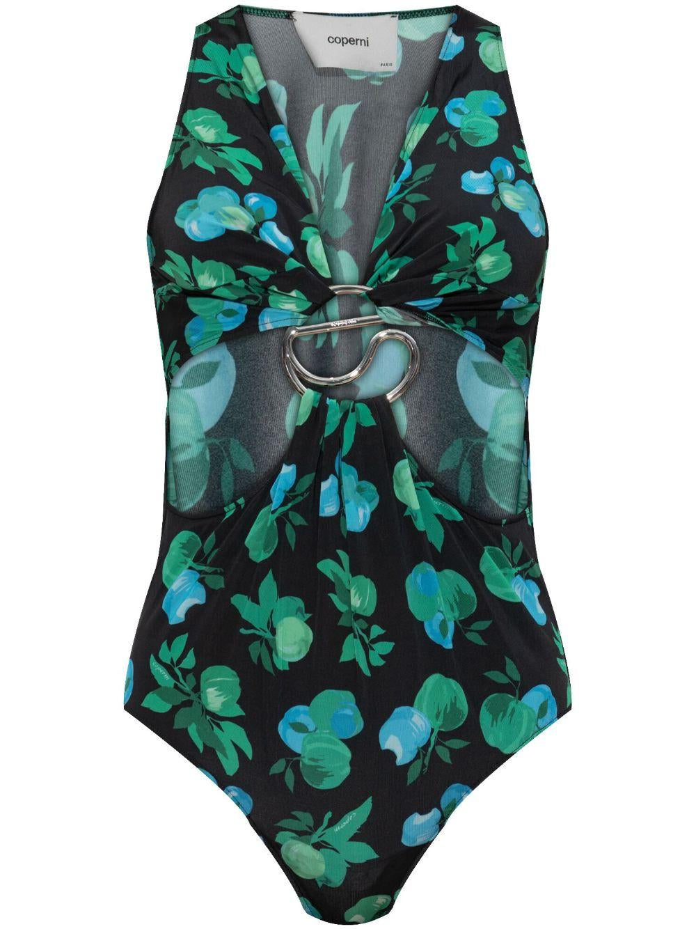 Body a fiori con cut-out multicolore Coperni - donna 