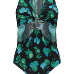 Body a fiori con cut-out multicolore Coperni - donna 