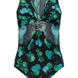 Body a fiori con cut-out multicolore Coperni - donna 